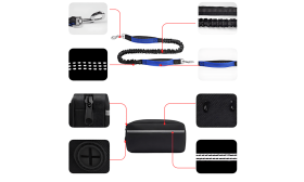 Käed vabad Treeningrihm Koerale koos Kohandatava vöö ja Kotiga
