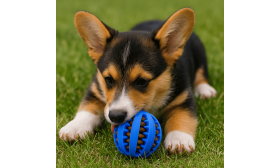 Interaktiivne Maiusepall Koertele – Kummist Mänguasi ja Närimispall Aeglaseks Söömiseks